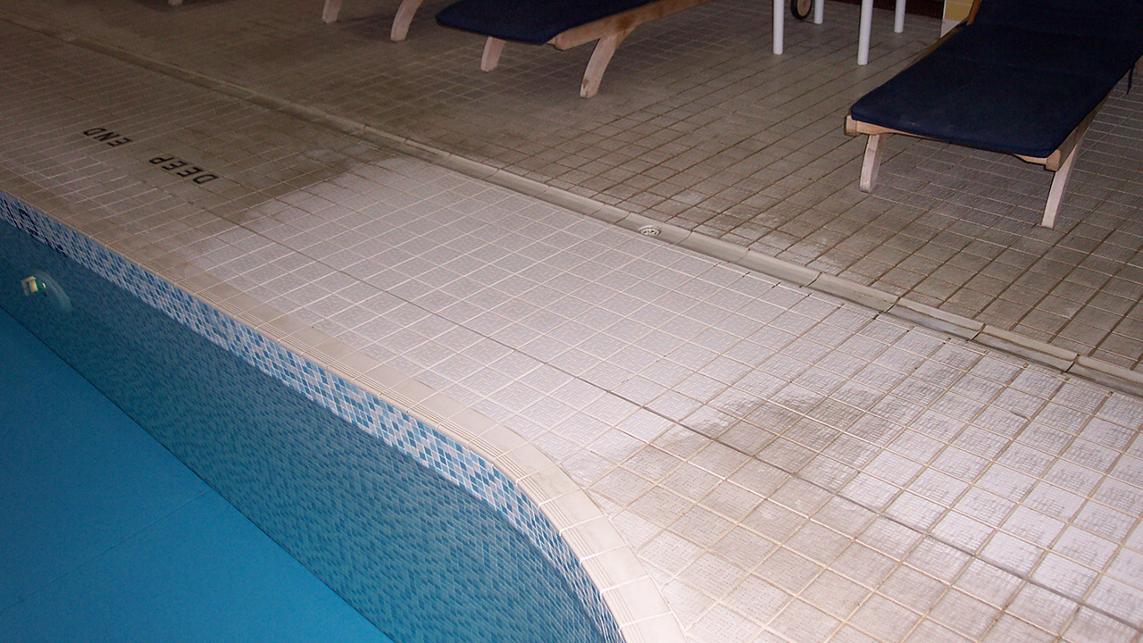 Poolside Deep Clean at London Marriott Kensington Poolside Deep Clean, Renue UK
